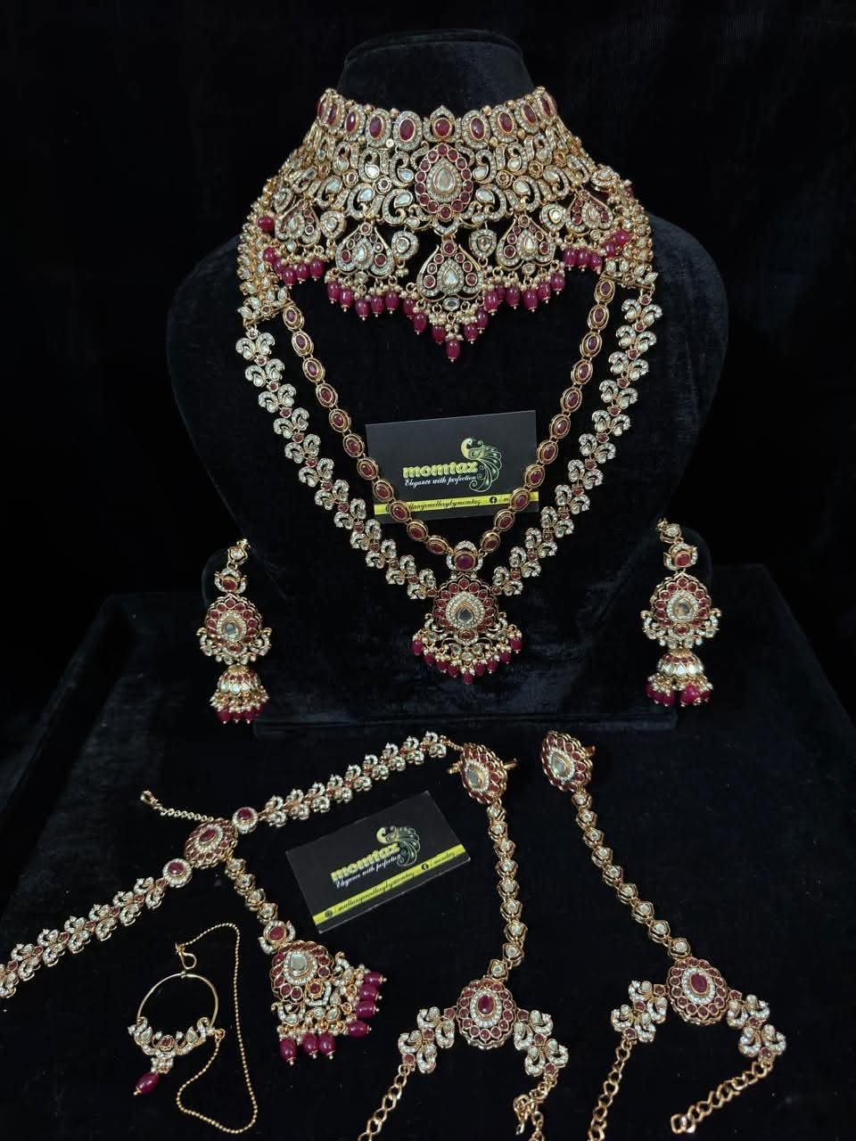 Indian kundan bridal jewelry
